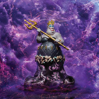 Jim Shore Disney Traditions: Ursula Deluxe 2nd in Disney Villains Series Figurine sparkle-castle