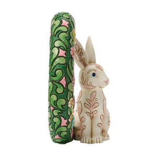 Jim Shore Heartwood Creek: Floral Bunny Wreath Figurine sparkle-castle