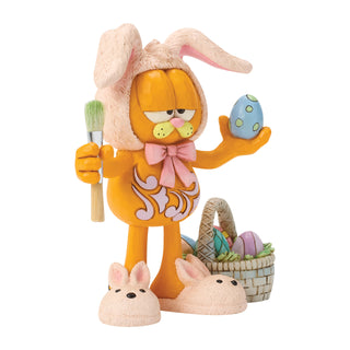 Jim Shore Garfield: Garfield with Bunny Ears Figurine sparkle-castle