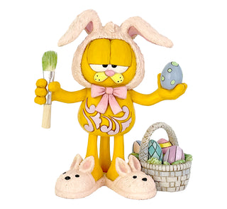 Jim Shore Garfield: Garfield with Bunny Ears Figurine sparkle-castle