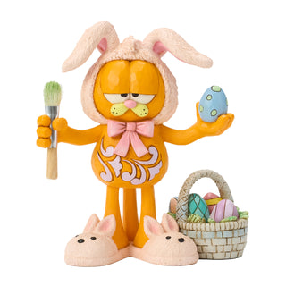 Jim Shore Garfield: Garfield with Bunny Ears Figurine sparkle-castle