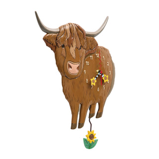 Allen Designs: Sunny Moo Clock sparkle-castle