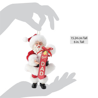 Department 56 Possible Dreams: Best Dad Hanging Ornament sparkle-castle