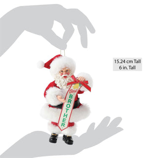 Department 56 Possible Dreams: Best Brother Hanging Ornament sparkle-castle