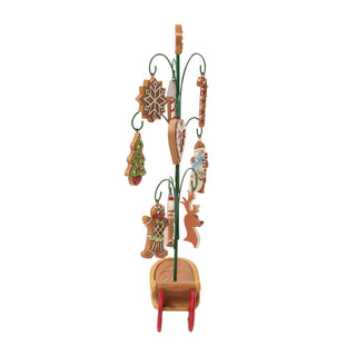 Jim Shore Heartwood Creek: Gingerbread Christmas Tree With Cookie Ornaments Figurine sparkle-castle