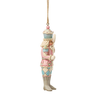 Jim Shore Heartwood Sweets: Sweets Soldier Holding Lollipop Hanging Ornament sparkle-castle