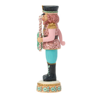 Jim Shore Heartwood Creek: Royal Traditions Pastel Toy Soldier Nutcracker Figurine sparkle-castle
