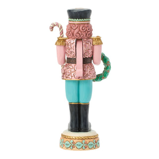 Jim Shore Heartwood Creek: Royal Traditions Pastel Toy Soldier Nutcracker Figurine sparkle-castle