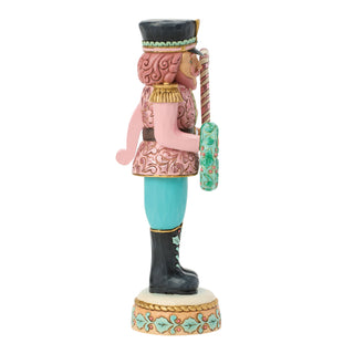 Jim Shore Heartwood Creek: Royal Traditions Pastel Toy Soldier Nutcracker Figurine sparkle-castle