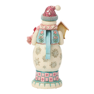 Jim Shore Heartwood Creek: Royal Traditions Pastel Snowman Nutcracker Figurine sparkle-castle
