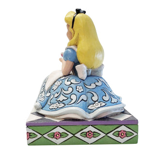 Jim Shore Disney Traditions: Alice With Teapot Figurine sparkle-castle