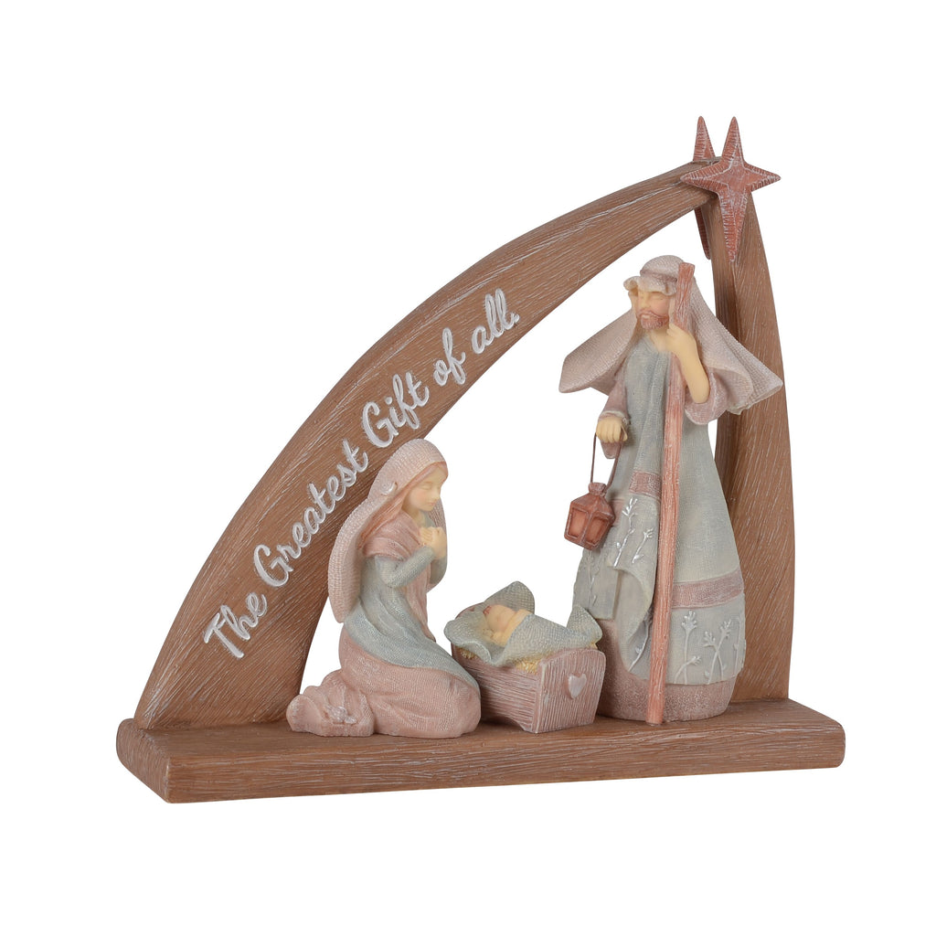 Foundations Nativity Creche With Star Figurine – Sparkle Castle