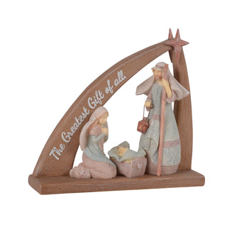 Foundations Nativity Creche With Star Figurine sparkle-castle