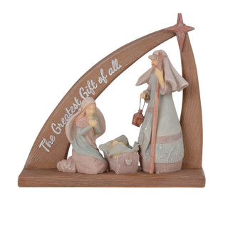 Foundations Nativity Creche With Star Figurine sparkle-castle