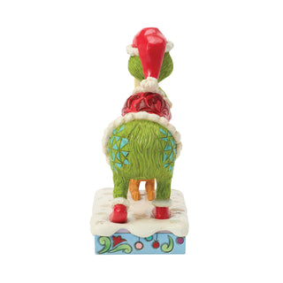 Jim Shore The Grinch: Grinch Tying Antlers On Max Figurine sparkle-castle