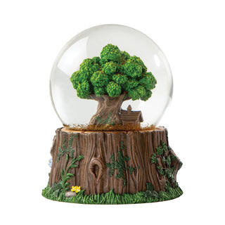Disney Showcase: Winnie The Pooh 100MM Snow Globe sparkle-castle