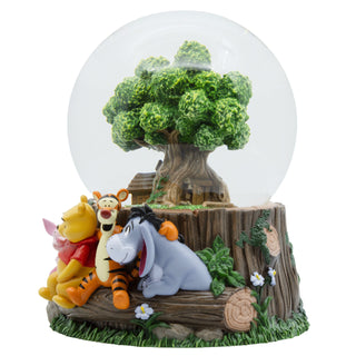 Disney Showcase: Winnie The Pooh 100MM Snow Globe sparkle-castle