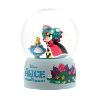 Disney Showcase: Alice in Wonderland 100MM Snow Globe sparkle-castle