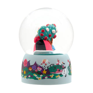Disney Showcase: Alice in Wonderland 100MM Snow Globe sparkle-castle