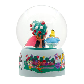 Disney Showcase: Alice in Wonderland 100MM Snow Globe sparkle-castle