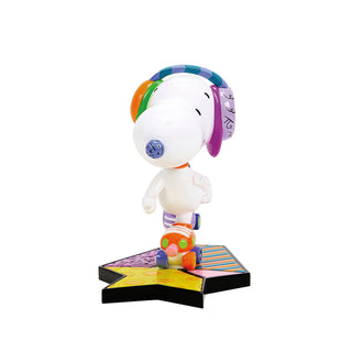 Peanuts Britto: Snoopy Roller Skate Figurine sparkle-castle