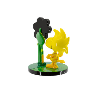 Peanuts Britto: Woodstock With Flower Miniature Figurine sparkle-castle