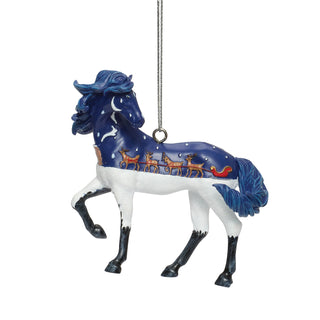 Trail of Painted Ponies: Up on the Housetop Hanging Ornament sparkle-castle