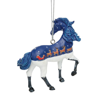 Trail of Painted Ponies: Up on the Housetop Hanging Ornament sparkle-castle