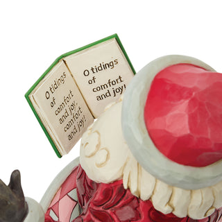 Jim Shore Heartwood Creek: 20th Annual Caroling Santa God Rest Ye Merry Gentlemen Figurine sparkle-castle