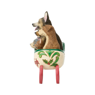 Jim Shore Heartwood Creek: Santa's Rescue Sleigh Figurine sparkle-castle