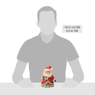 Jim Shore Heartwood Creek: Santa Drinking Hot Cocoa Figurine sparkle-castle