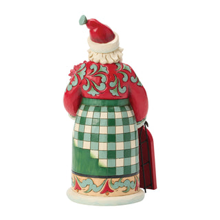 Jim Shore Heartwood Creek: Highland Glen Santa With Sled Figurine sparkle-castle