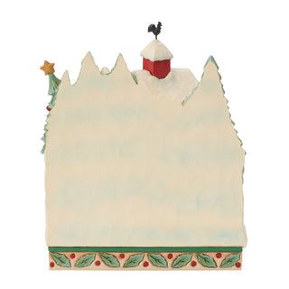Jim Shore Heartwood Creek: Highland Glen Barn Scene Figurine sparkle-castle