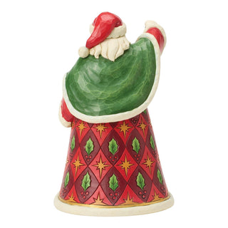 Jim Shore Heartwood Creek: Santa with Lantern LED Figurine sparkle-castle