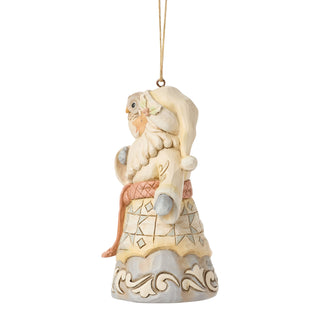 Jim Shore Heartwood Creek: White Woodland Dated 2026 Santa Hanging Ornament sparkle-castle
