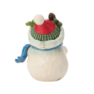 Jim Shore Heartwood Creek: Snowman Ball Ornament Miniature Figurine sparkle-castle