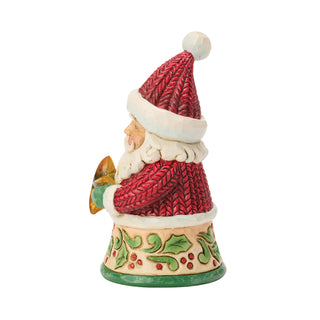 Jim Shore Heartwood Creek: Santa Holding Star Miniature Figurine sparkle-castle