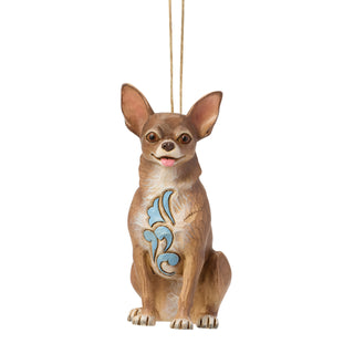 Jim Shore Heartwood Creek: Chihuahua Dog Hanging Ornament sparkle-castle