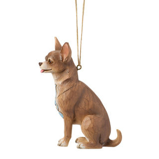 Jim Shore Heartwood Creek: Chihuahua Dog Hanging Ornament sparkle-castle