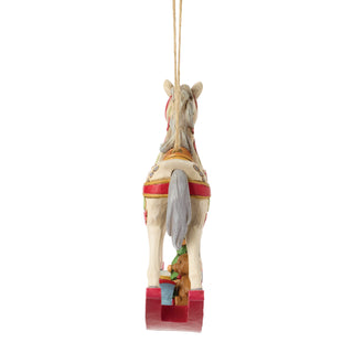 Jim Shore Heartwood Creek: Rocking Horse Hanging Ornament sparkle-castle