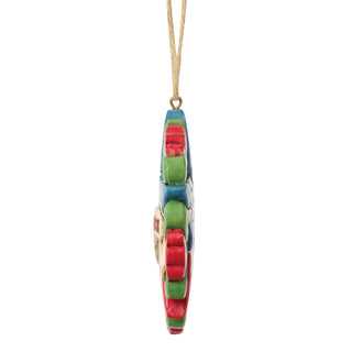Jim Shore Heartwood Creek: Patriotic Star Hanging Ornament sparkle-castle
