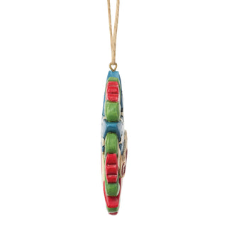 Jim Shore Heartwood Creek: Patriotic Star Hanging Ornament sparkle-castle