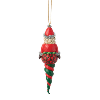 Jim Shore Heartwood Creek: Santa Finial Hanging Ornament sparkle-castle