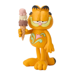 Jim Shore Garfield: Garfield with Ice Cream Figurine