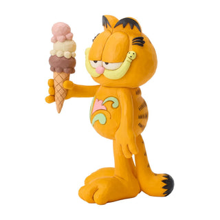 Jim Shore Garfield: Garfield with Ice Cream Figurine