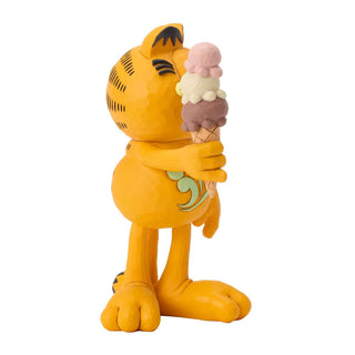Jim Shore Garfield: Garfield with Ice Cream Figurine