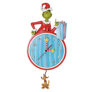 Allen Designs: Grinch Wall Clock sparkle-castle