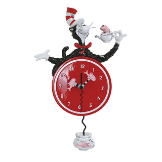 Allen Designs: Cat In The Hat Wall Clock sparkle-castle