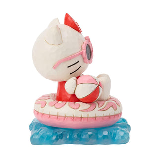 Jim Shore Sanrio: Hello Kitty with Floatie Figurine