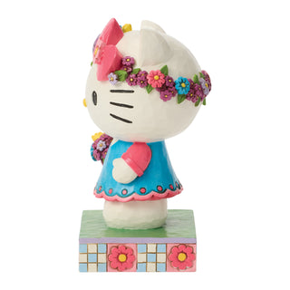 Jim Shore Sanrio: Hello Kitty with Flower Crown Figurine sparkle-castle